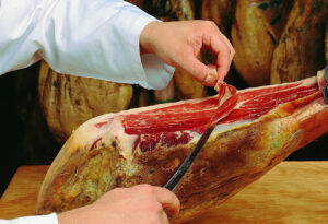 Corte del jamón ibérico